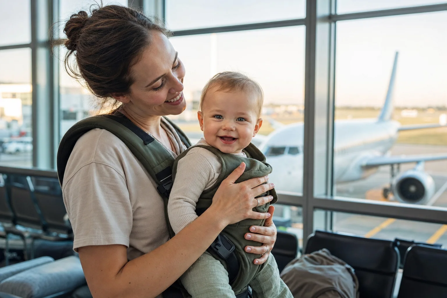 Fliegen mit Baby: So wird der erste Flug entspannt statt nervenaufreibend