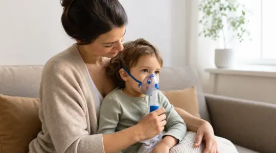 Inhalieren bei Kindern