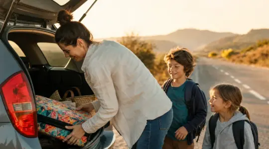 Lange Autofahrt mit Kindern