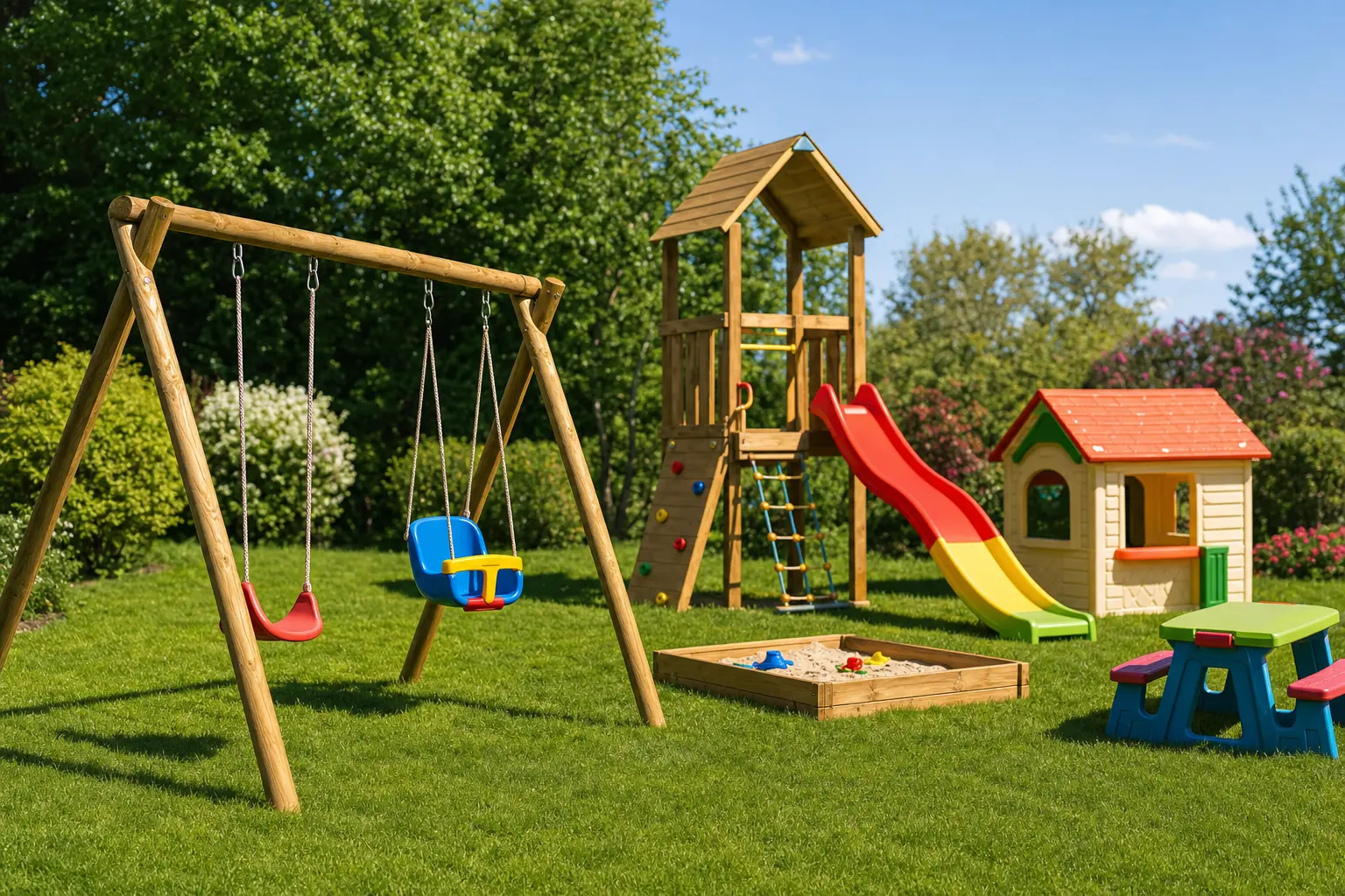 Die 10 besten Spielplatzgeräte für den Garten 2026